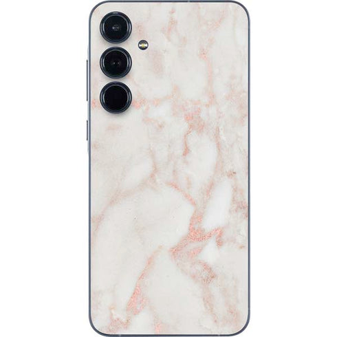 Rose Gold Marble Galaxy A35 5G Skin